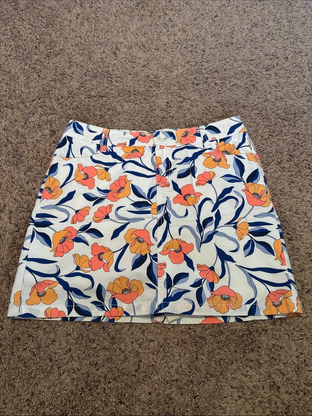 St. John’s Bay Floral Print Skort 4 6